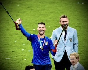 Leonardo Spinazzola and Daniele De Rossi