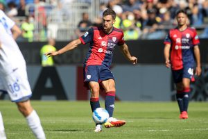 Kevin Strootman of Cagliari Calcio