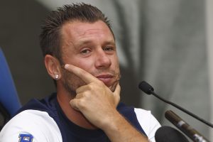 Former Italian attacker Antonio Cassano