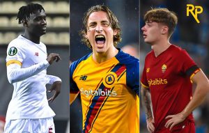 Midfield trio of AS Roma