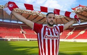 Kostas Manolas unveiled by Olympiacos