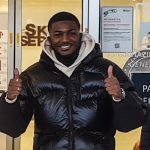 Ainsley Maitland-Niles at Ciampino Airport
