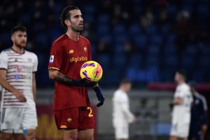 Roma's Portuguese midfielder Sergio Oliveira