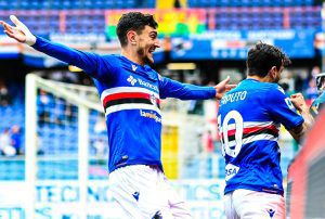 Sampdoria defender Alex Ferrari