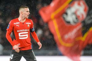 Midfielder Benjamin Bourigeaud of Rennes