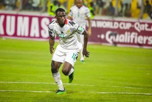 Roma forward Felix Afena-Gyan with Ghana