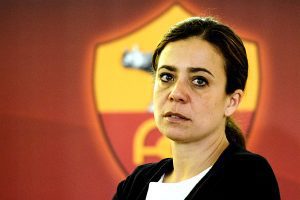 Former Roma president Rosella Sensi at Trigoria
