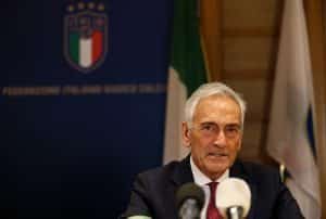 Gabriele Gravina of the FIGC