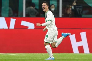 Sassuolo attacker Giacomo Raspadori