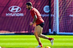 Leonardo Spinazzola continues his return from injury