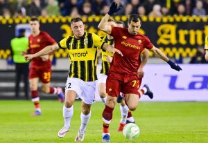 Mkhitaryan of AS Roma
