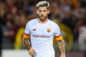 Carles Perez of AS Roma