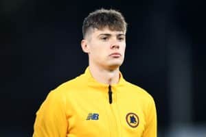 Nicola Zalewski of AS Roma