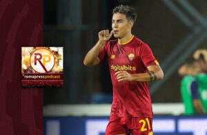 Paulo Dybala celebrates after scoring versus Empoli.