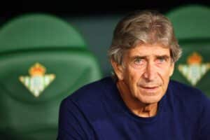 SEVILLE, SPAIN - SEPTEMBER 15: Manuel Pellegrini, Head Coach of Real Betis looks on prior to the UEFA Europa League group C match between Real Betis and PFC Ludogorets Razgrad at Estadio Benito Villamarin on September 15, 2022 in Seville, Spain. (Photo by Fran Santiago/Getty Images)