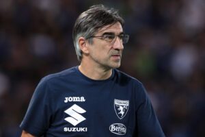 BERGAMO, ITALY - SEPTEMBER 01: Ivan Juric, Manager of Torino FC looks on prior to the Serie A match between Atalanta BC and Torino FC at Gewiss Stadium on September 01, 2022 in Bergamo, Italy. (Photo by Emilio Andreoli/Getty Images)