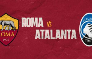 An image displaying the logos of AS Roma and Atalanta