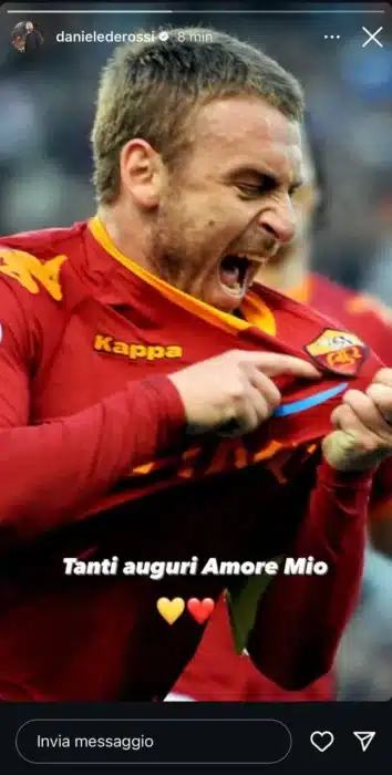 De Rossi auguri Roma