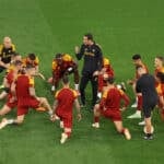 sevilla fc v as roma uefa europa league final 2022 23